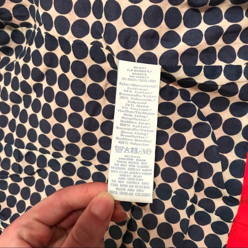 Boden Orange Roma Ponte Jacket Size 2 - Picture 4 of 6